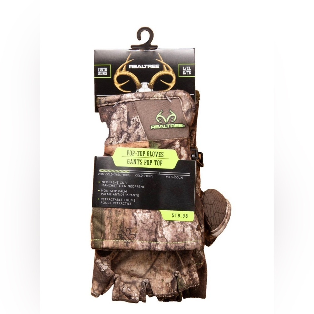 2 for $30 🆕Youth | Realtree Camo Convertible Mittens